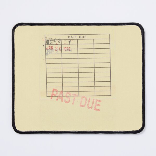 Item preview, Library Due Date Card  designed and sold by RaddyMae.