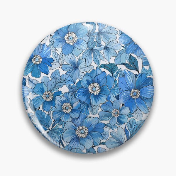 Item preview, Flor de Lechenaultia azul designed and sold by CoolPixels.
