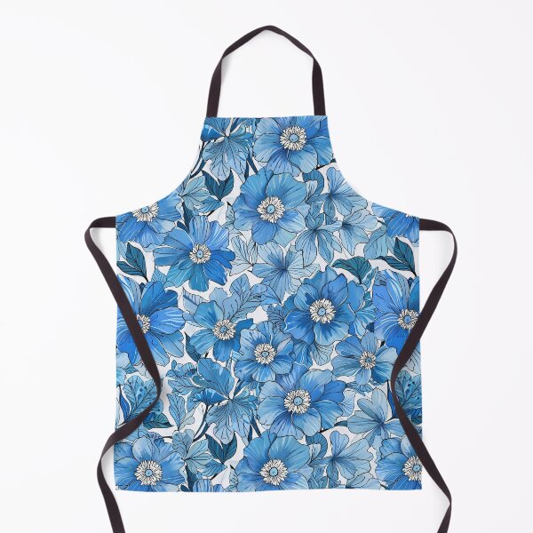 Item preview, Blue Lechenaultia flower designed and sold by CoolPixels.