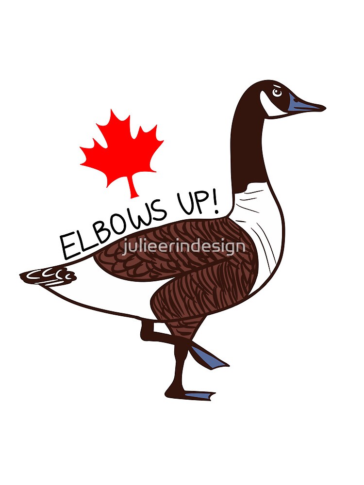 Thumbnail 3 of 3, Drawstring Bag, Elbows Up Canada Goose designed and sold by julieerindesign.