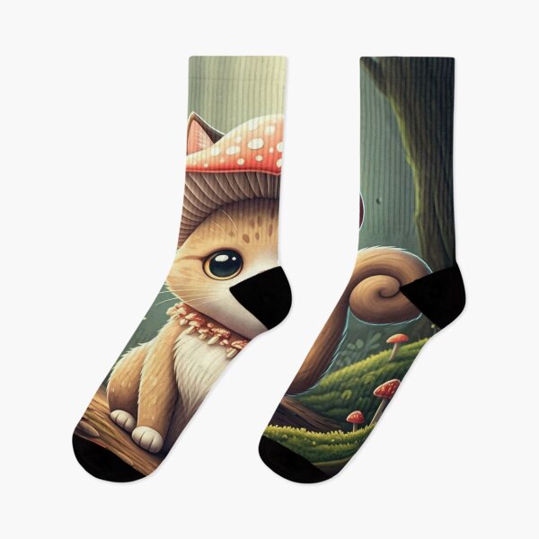 Item preview, Mushroom Cat 8 designed and sold by Dose of Dysfunction.