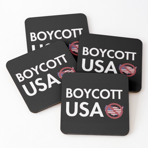 Item preview, Boycott USA flag designed and sold by ShirleyWyant.