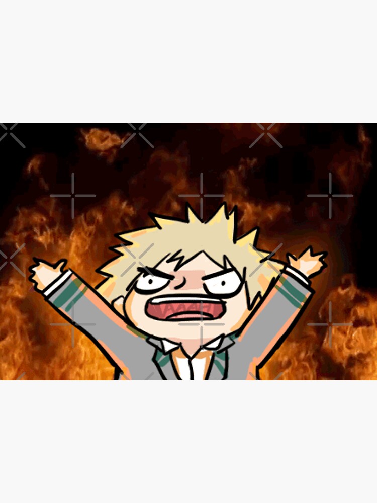Katsuki Bakugo rage by animemangaking