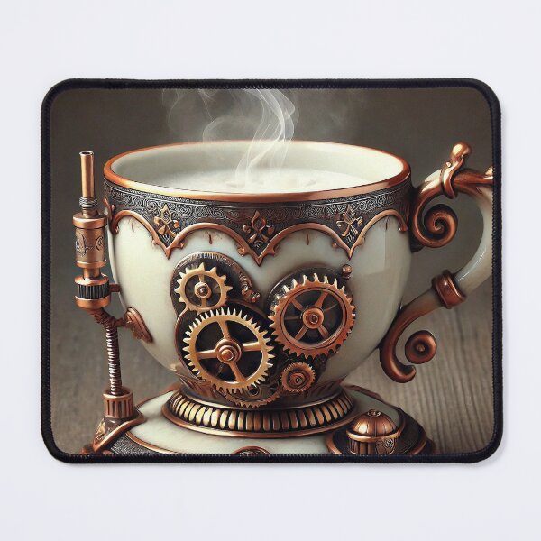 Item preview, Steam cup and gears designed and sold by VidyoeDesigns67.
