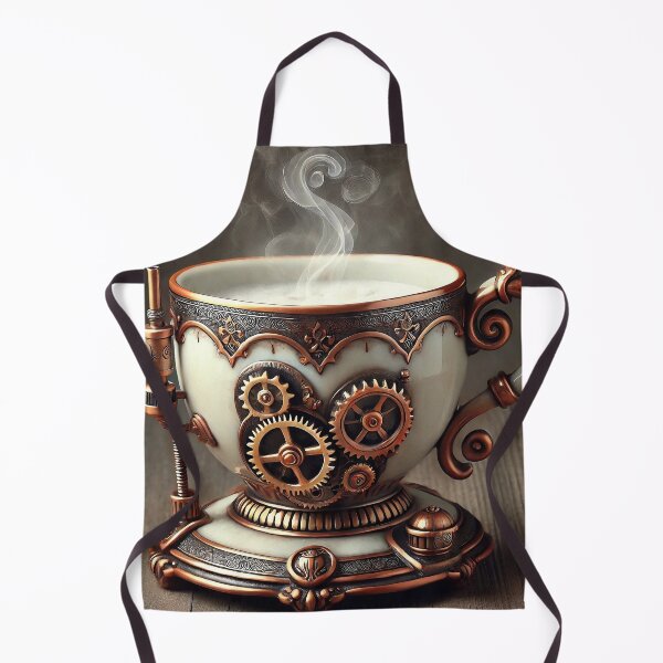 Item preview, Steam cup and gears designed and sold by VidyoeDesigns67.