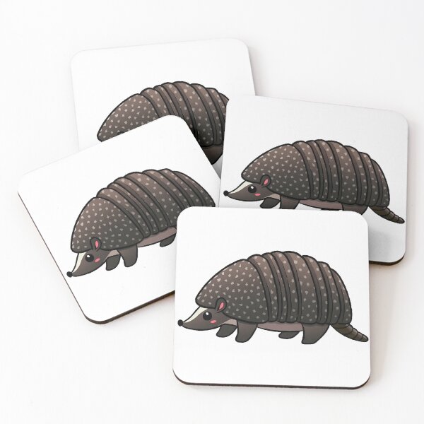 Item preview, Quirky Armadillo Sticker - Perfect Gift for Wildlife Lovers designed and sold by Templatemini.