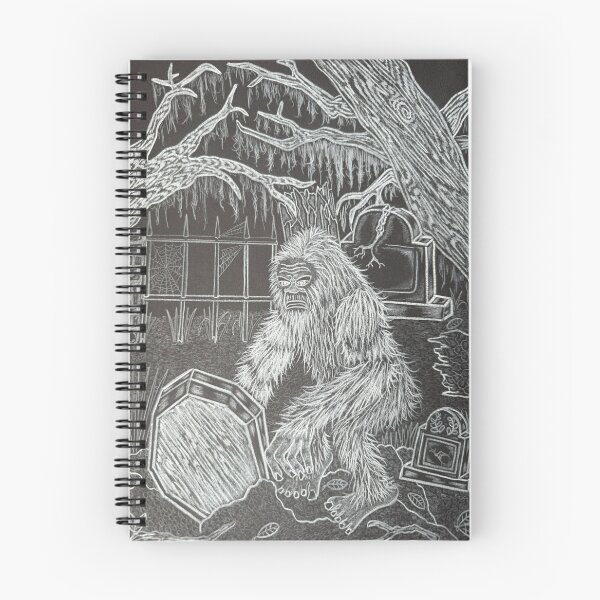 Item preview, “Grave Robber of Whispering Pines” Sasquatch Bigfoot designed and sold by SasquatchShop.