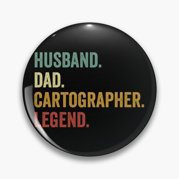 Item preview, Husband Dad Cartographer Legend Funny Cartographer designed and sold by RareBunny.