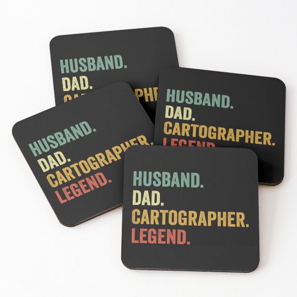Item preview, Husband Dad Cartographer Legend Funny Cartographer designed and sold by RareBunny.
