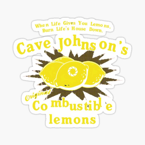 Aperçu de l'œuvre Citrons combustibles de Cave Johnson créée et vendue par EvaShea.