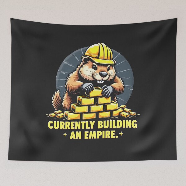 Item preview, Currently Building Empire Capybara Design designed and sold by FoxyJags.