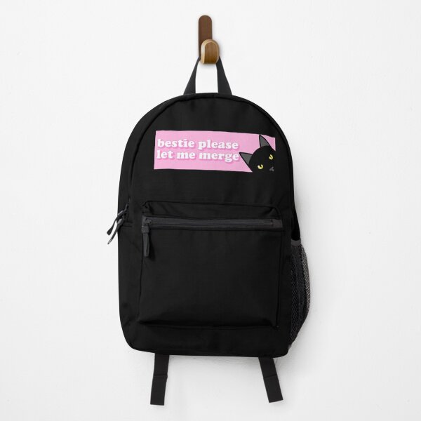 Item preview, Bestie Please Let Me Merge Funny Cat Meme Bumper For Car designed and sold by Dapper-Art.