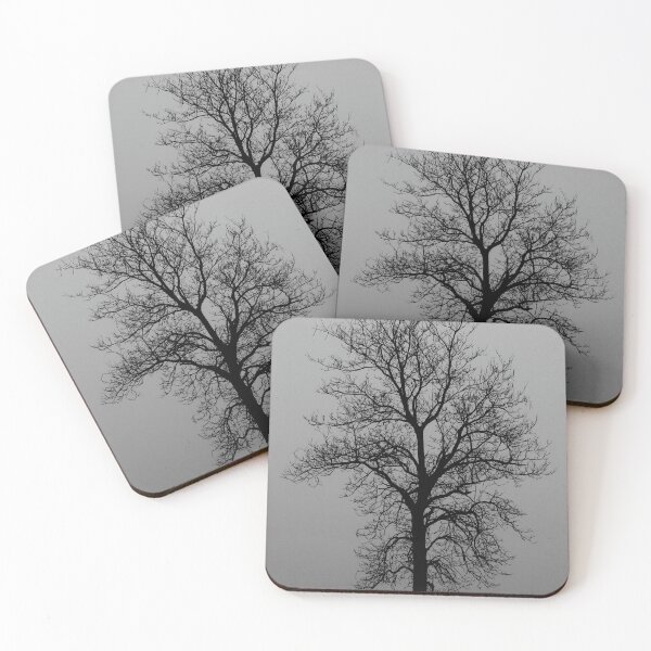 Item preview, Foggy Silhouette of a Bare Tree Overlooking the Toms River designed and sold by BradKnorrArt.