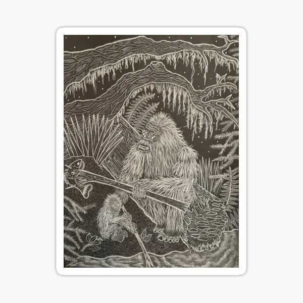 Item preview, “Ancient Teachings” Sasquatch Bigfoot designed and sold by SasquatchShop.