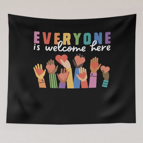 Item preview, LGBT Everyone Is Welcome Here Teacher Funny designed and sold by FantasyFablesC.