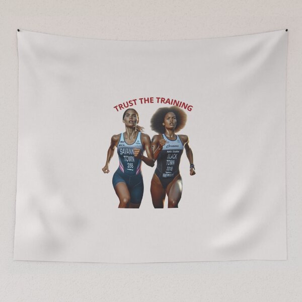 Item preview, Trust the Training – Motivational Triathlon Design for Women designed and sold by Triathlongram.