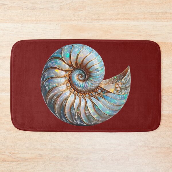 Item preview, Captivating Nautilus Shell Art Natures Iridescent Wonder designed and sold by Rocky Mountain Artistry.