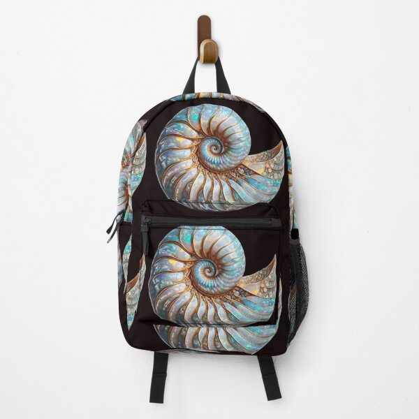 Item preview, Captivating Nautilus Shell Art Natures Iridescent Wonder designed and sold by Rocky Mountain Artistry.