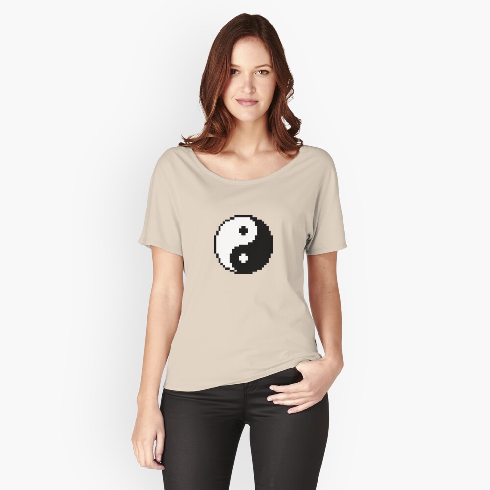 Yin and Yang Pixel Art