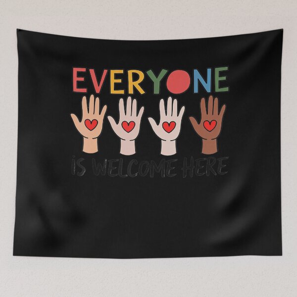 Item preview, LGBT Everyone Is Welcome Here Teacher designed and sold by FantasyFablesC.