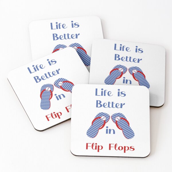 Item preview, Life is Better in Flip Flops designed and sold by Rili22.