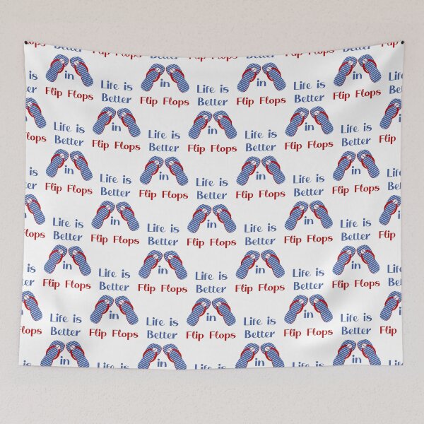 Item preview, Life is Better in Flip Flops designed and sold by Rili22.