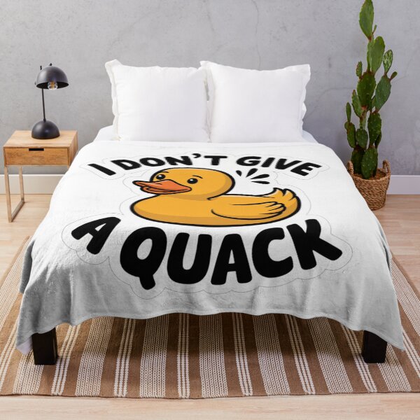 Item preview, I Don't Give a Quack Funny Duck Sticker designed and sold by Artyx_Design.