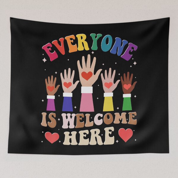 Item preview, Teacher Everyone Is Welcome Here Fist Hand Support designed and sold by FantasyFablesC.