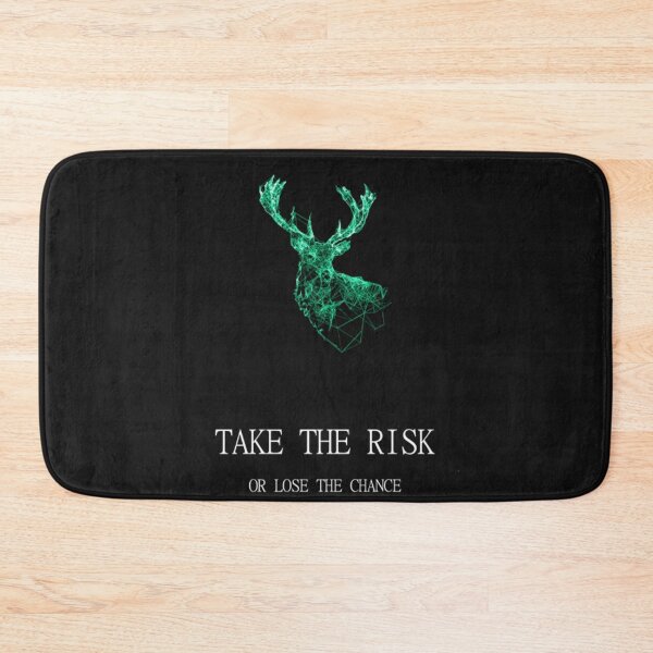Item preview, Take the Risk or Lose the Chance Geometric Deer Art designed and sold by Black_Art.