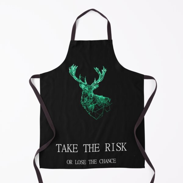 Item preview, Take the Risk or Lose the Chance Geometric Deer Art designed and sold by Black_Art.