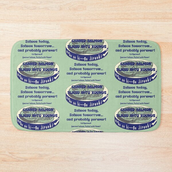 Item preview, Neko no Hige Collection: Salmon Can Label Style - White designed and sold by nanaronnicoron.