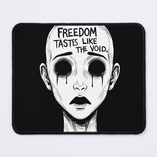 Item preview, Freedom Tastes Like The Void - Quote designed and sold by naveen-bisht.