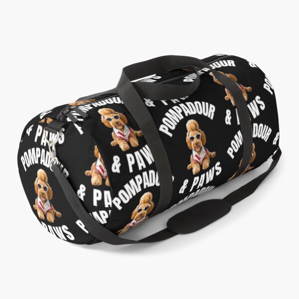 Item preview, Pompadour & Paws – 1950s Greaser Goldendoodle Retro Design designed and sold by Fredster1966.