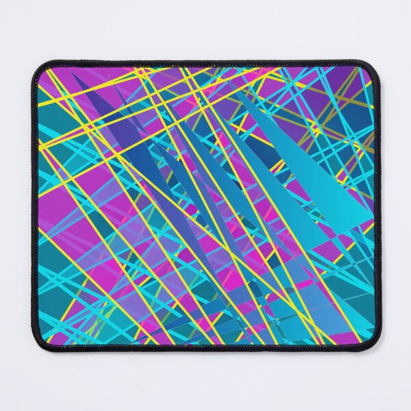 Item preview, Fractured Spectrum – Neon Geometric Abstract Digital Art designed and sold by CayenaCreative.