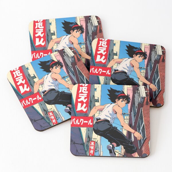 Item preview, Amazing Parkour Anime Japanese Design designed and sold by Kiranimeverse.