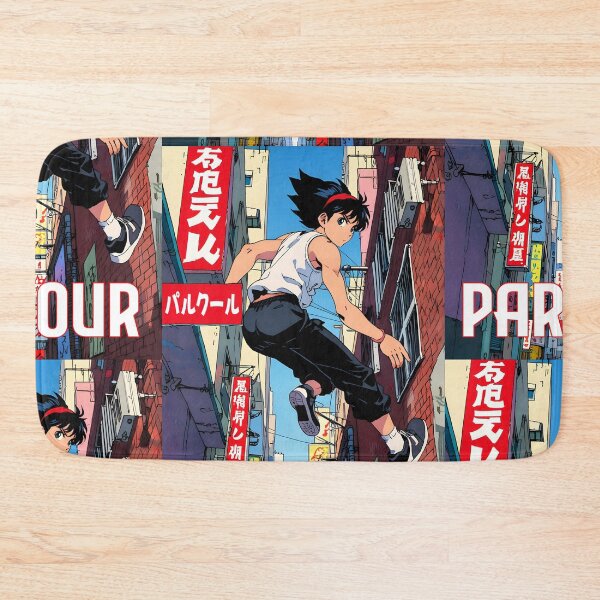 Item preview, Amazing Parkour Anime Japanese Design designed and sold by Kiranimeverse.