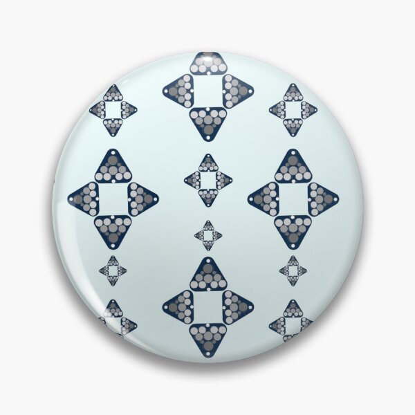 Item preview, Ethnic Beads, Silver Beads on Blue designed and sold by Art Shimmers.