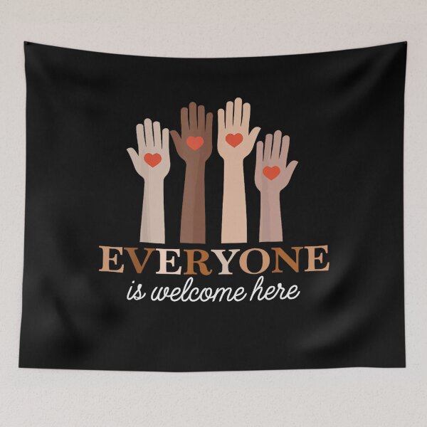 Item preview, Teacher Everyone Is Welcome Here Fist Hand designed and sold by FantasyFablesC.