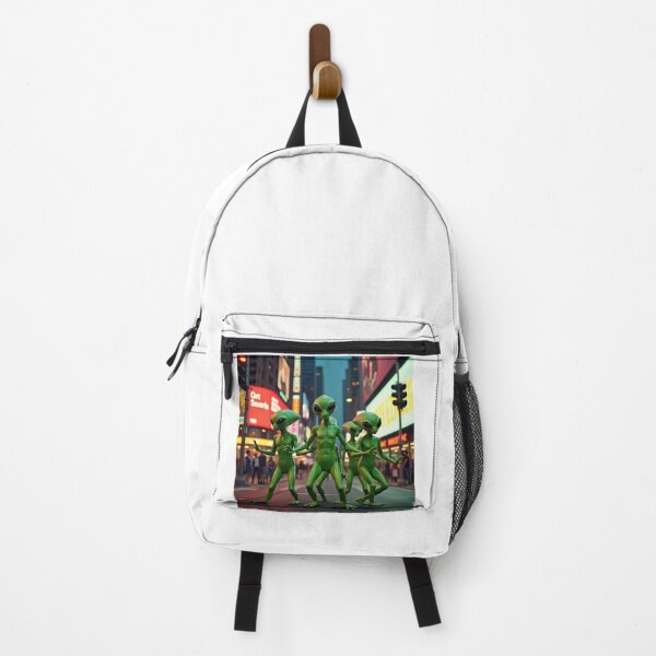 Item preview, Groovy Green Aliens’ Conga Chaos – Sci-Fi Times Square designed and sold by Srahul.