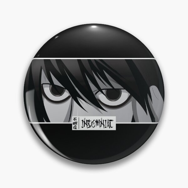 Item preview, Insomniac Anime Eyes Monochrome Japanese Cozy Manga designed and sold by Otakurypto.