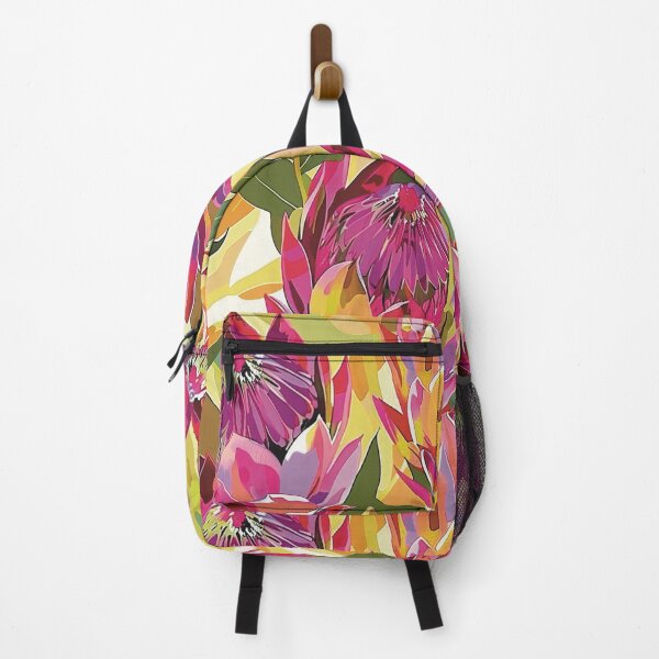 Item preview, King Protea color print, continuous pattern designed and sold by Artlizzard.