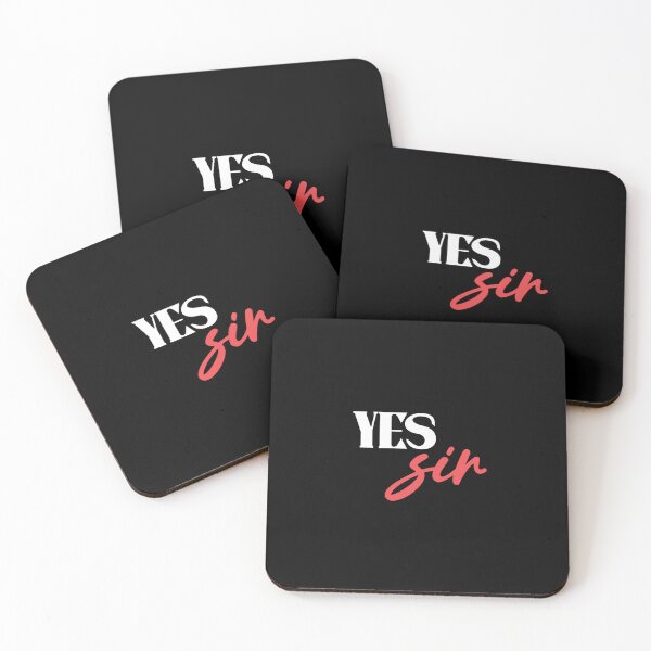 Item preview, Yes Sir typography art designed and sold by Vixen Picante.