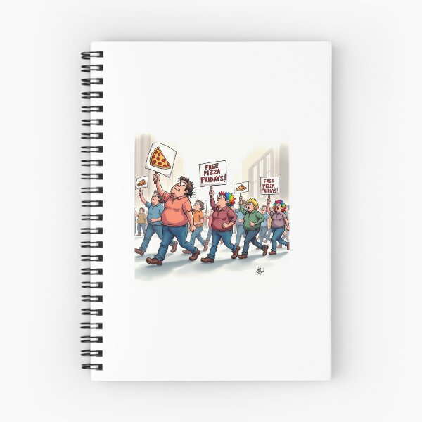 Item preview, Satirical Protest March - Free Pizza Fridays! designed and sold by Srahul.