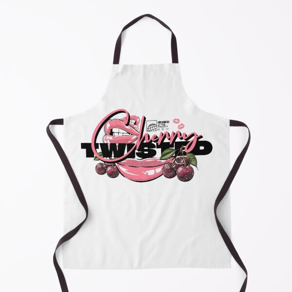 Item preview, TWISTED CHERRY - Lips Logo (black/light pink) designed and sold by Discothreadz.