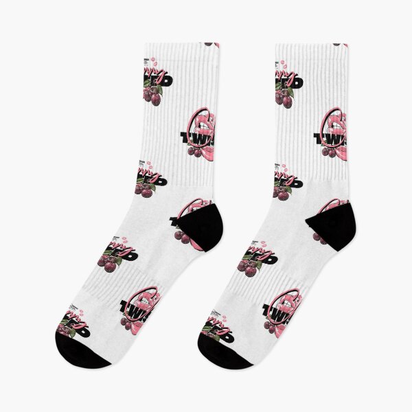 Item preview, TWISTED CHERRY  - Lips Logo (black/light pink)  designed and sold by Discothreadz.