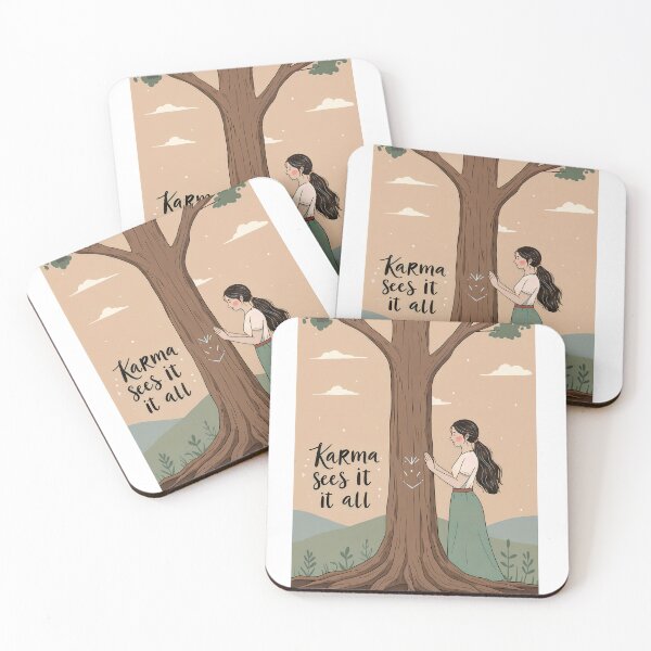 Item preview, Karma Sees It All Quote designed and sold by naveen-bisht.