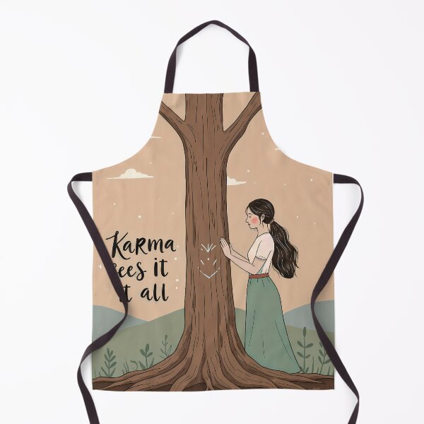 Item preview, Karma Sees It All Quote designed and sold by naveen-bisht.