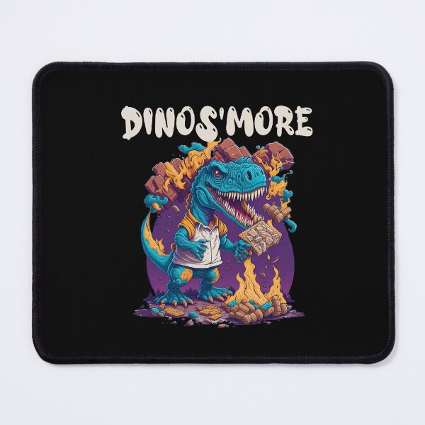 Item preview, Funny Dinos'more Camping Dinosaur Camp Camper designed and sold by Dressed For  Duty.