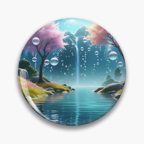 Item preview, Fantasy Bubble Land Pink and Blue designed and sold by JillyJ05.