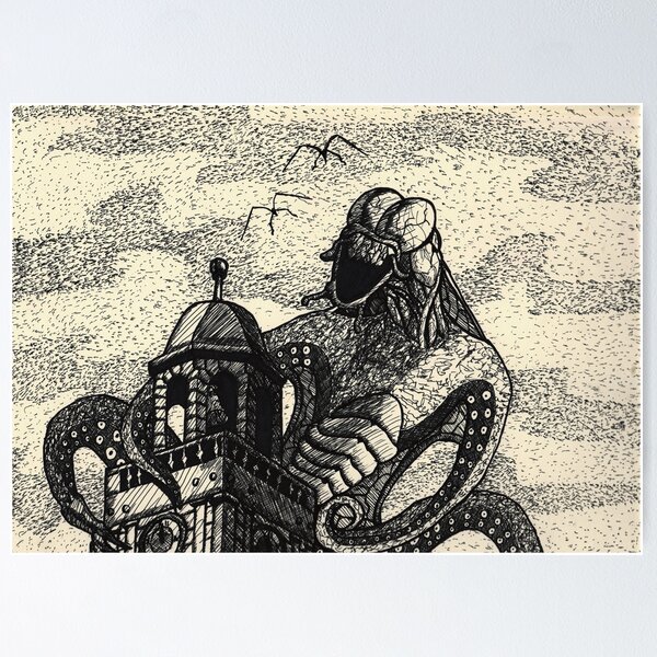 Item preview, Silent Shouter on the Hill designed and sold by BWH-Curiosities.